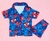 Pijama americano homem aranha azul infantil