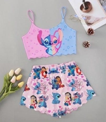 Pijama Doll ondinha stitch