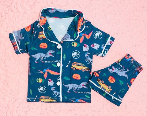 Pijama americano infantil dinossauro