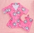 Pijama americano infantil gatinha