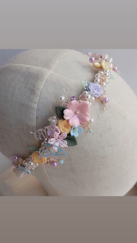 Tiara personalizadas jardim encantado de luxo