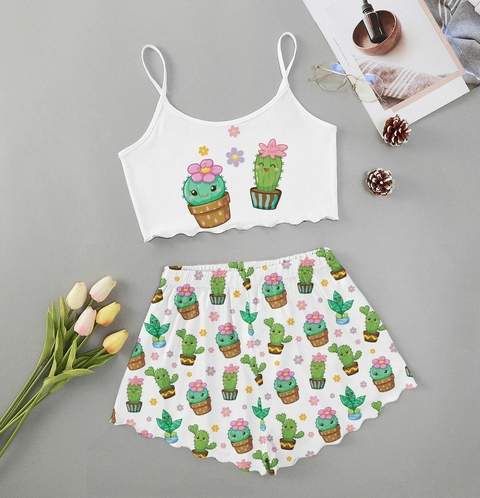 Pijama Doll ondinha cacto