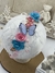 Tiara jardim azul e rosa - comprar online