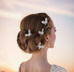 Horquillas- Stras-Flores