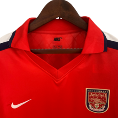 Camisa Arsenal Retrô 2001/2002 Vermelho - Nike - Suprema Esportes | Camisas de Time