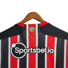 Camisa São Paulo II 23/24 - Torcedor Adidas Masculina - Vermelho e Preto - Suprema Esportes | Camisas de Time