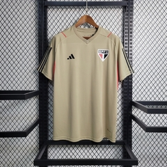 Camisa São Paulo Treino 23/24 Torcedor Adidas Masculina - Bege - comprar online