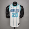 Camiseta Regata Charlotte Hornets Branca e Azul - Nike Jordan - Masculina