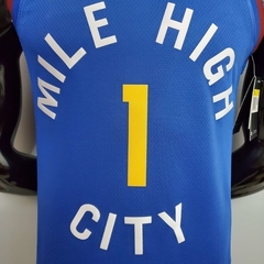 Camiseta Regata Denver Nuggets Azul City Edition - Nike - Masculina - comprar online