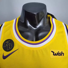 Camiseta Regata Los Angeles Lakers Amarela - Nike - Masculina - comprar online