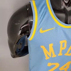Camiseta Regata Los Angeles Lakers Azul Clara - Nike - Masculina - Suprema Esportes | Camisas de Time