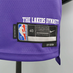 Imagem do Camiseta Regata Los Angeles Lakers Roxa - Nike - Masculina