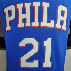 Camiseta Regata Philadelphia 76ers Azul - Nike - Masculina - comprar online