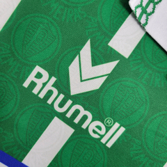 Camisa Retrô Palmeiras I 1993/1994 - Masculina Rhumell - Verde com listras em branco - Suprema Esportes | Camisas de Time