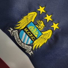 Camisa Retrô Manchester City II 97/98 - Masculina Kappa - Branca com detalhes em azul e vinho - loja online