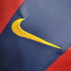 Camisa Retrô Barcelona I 2014/2015 manga longa - Nike Masculina - Azul e vermelha - Suprema Esportes | Camisas de Time
