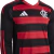 Camisa I Flamengo Manga Longa 25/26 - Adidas Masculina - Preta e Vermelha - loja online