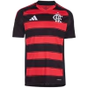 Manto Flamengo 25/26, camisa masculina Adidas com design preto e vermelho, modelo torcedor exclusivo, peça essencial para fãs e colecionadores do Mengão