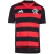 Manto Flamengo 25/26, camisa masculina Adidas com design preto e vermelho, modelo torcedor exclusivo, peça essencial para fãs e colecionadores do Mengão