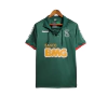 Camisa Cruzeiro II Retrô Edição Especial Palestra 2011 Torcedor Masculina - Verde e branco com patrocinio Banco BMG