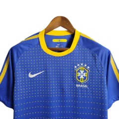 Camisa Seleção Brasileira II Retrô 2010 Nike Torcedor Masculina - Azul com detalhes em amarelo - Suprema Esportes | Camisas de Time