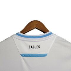 Camisa Crystal Palace II 23/24 - Torcedor Macron Masculina - Branca com faixa azul na internet