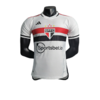 Camisa São Paulo I 23/24 - Jogador Adidas Masculina - Branca com detalhes em vermelho e preto