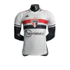 Camisa São Paulo I 23/24 - Jogador Adidas Masculina - Branca com detalhes em vermelho e preto