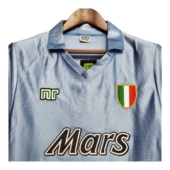 Camisa Retrô Napoli I 1990/2001 - Ennere Masculina - Azul na internet