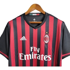 Camisa Retrô AC Milan I 2016/2017 - Masculina Adidas - Vermelha e preta na internet
