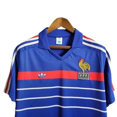 Camisa Retrô Seleção da França I 1984/1986 - Masculina Adidas - Azul - comprar online