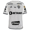 Camisa Atlético Mineiro II 24/25 - Torcedor Adidas Masculina - Branca com detalhes em cinza/Libertadores 2024