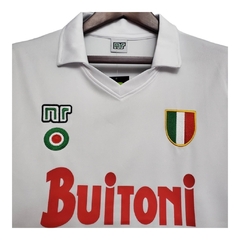 Camisa Retrô Napoli II 1987/1988 - Ennere Masculina - Branca na internet