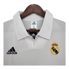 Camisa Retrô Champions League Real Madrid I 02/03 - Masculina Adidas - Branca na internet