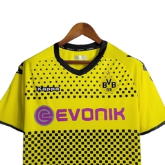 Camisa Retrô Borussia Dortmund I 11/12 - Masculina Kappa - Amarela com detalhes em preto na internet