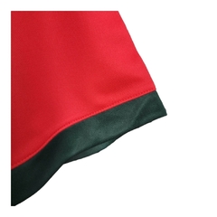 Camisa Retrô Seleção de Portugal Edição especial I 1972 - Masculina - Vermelha com detalhes em verde - loja online