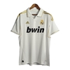 Camisa Retrô Real Madrid I 11/12 - Masculina Adidas - Branca com detalhes em dourado