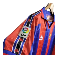 Camisa Retrô Barcelona I 96/97 - Masculina Kappa - Azul e vermelha na internet