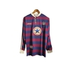 Camisa Retrô Newcastle 1995/1996 manga longa - Adidas Masculina - Vinho com listras em azul e detalhes em branco