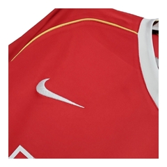 Camisa Retrô Manchester United I 2006/2007 manga longa - Nike Masculina - Vermelha com detalhes em amarelo e branco - Suprema Esportes | Camisas de Time