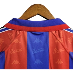 Camisa Retrô Barcelona I 96/97 - Masculina Kappa - Azul e vermelha - comprar online