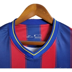 Imagem do Camisa Retrô Barcelona I 09/10 - Masculina Nike - Vermelha e azul