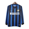 Camisa Retrô Inter de Milão I 2010/2011 manga longa - Masculina Nike - Azul e preta