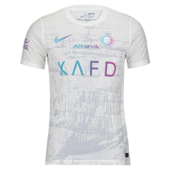 Camisa Al-Nassr III 24/25 - Torcedor Nike Masculina - Branca com detalhes em roxo