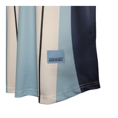 Camisa Retrô Seleção da Argentina 2010 Maradona - Fila Masculina - Azul com detalhes em branco e preto - comprar online