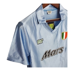 Camisa Retrô Napoli I 1990/2001 - Ennere Masculina - Azul - Suprema Esportes | Camisas de Time