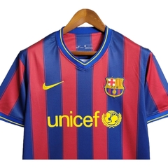 Camisa Retrô Barcelona I 09/10 - Masculina Nike - Vermelha e azul na internet