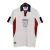 Camisa Retrô Seleção da Inglaterra I 1998 - Masculina Umbro - Branca com detalhes em azul e vermelho