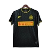 Camisa Retrô Inter de Milão II 1919/1920 - Masculina Nike - Preta com detalhes em cinza e amarelo