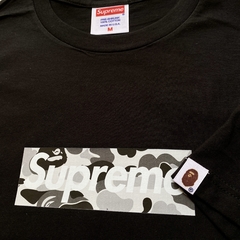 Playera supreme bape grey en internet